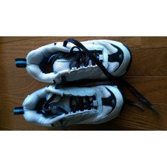 Heelys Athletic Roller Shoes 9120 White/Black/Light Blue Size 1 Youth NO WHEELS