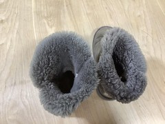 Ugg Australia Boot Bailey Button Gray Kids Ugg Bailey Lined Unknown Size 9″ Long