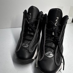 Jordan Pro Strong GS Black/White Mid Top Leather Sneakers 6.5Y DC7911-002