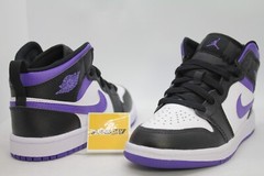 AIR JORDAN 1 MID DARK IRIS PS (PRE SCHOOL) 640734-095