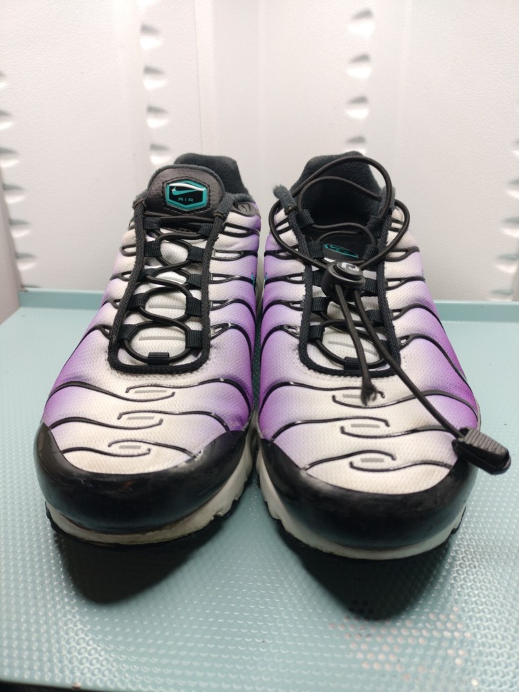 Nike Air Max Plus Gradient Purple Black Aurora Hyper Violet GS shoes 5Y. S6