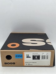Bogs Super Dino Kids US 5 Blue 100% Waterproof Mid Calf Rain Boot – NIB