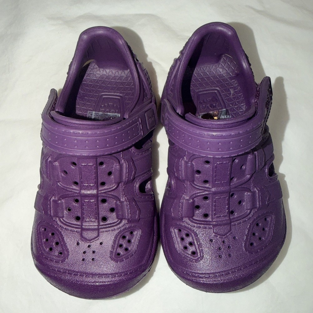 Teva Shoes Sandals Clogs Omnium Drift Kids Outdoor Water Toddler Purple Size 8