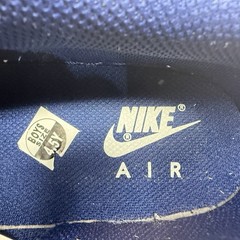 Nike Air Force 1 Low Blue Void Camo Swoosh Youth Size 5.5Y Sneakers CW1574-400