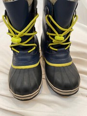 Sorel Kids 6 Youth Yoot Pac Nylon Waterproof Winter Snow Boots Navy NY1443-591