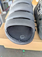 Ugg Kids Sport Yeah Black Platform Slide Sandals W Box Size 1 Comfortable & Styl