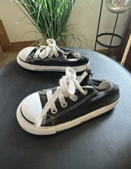 Converse Chuck Taylor All Star OX Toddler’s Shoes Blk Whi 7j235 Size 7 Sneaker
