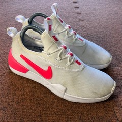 A+ gym Nike Ashin Modern White Hyper Pink Kids Running Shoes AO2129-100 Size 7Y