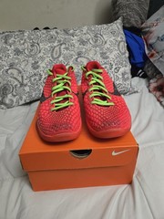 Nike Kobe 6 Reverse Grinch Low Top Basketball Sneakers Red/Green US 4.5