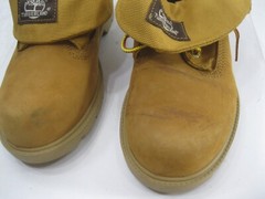 Timberland Wheat/Brown leather 2006B ROUND TOE LACE UP Boot YOUTH SIZE 2