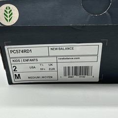 New Balance 574 KIDS SIZE 2 Pc574RD1