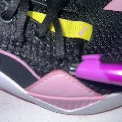 Puma Unisex Kids Incite Sneaker Black Pink Yellow Sz 6C