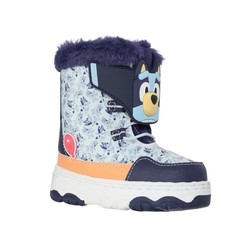 New Bluey Themed Toddler Winter Boot W/ Faux Fur Trim Size 11