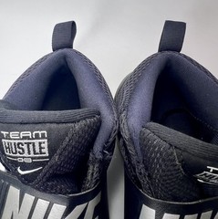 Nike Team Hustle D8 GS Youth 4 Black Silver Sneakers Vamp Strap 881941-001-