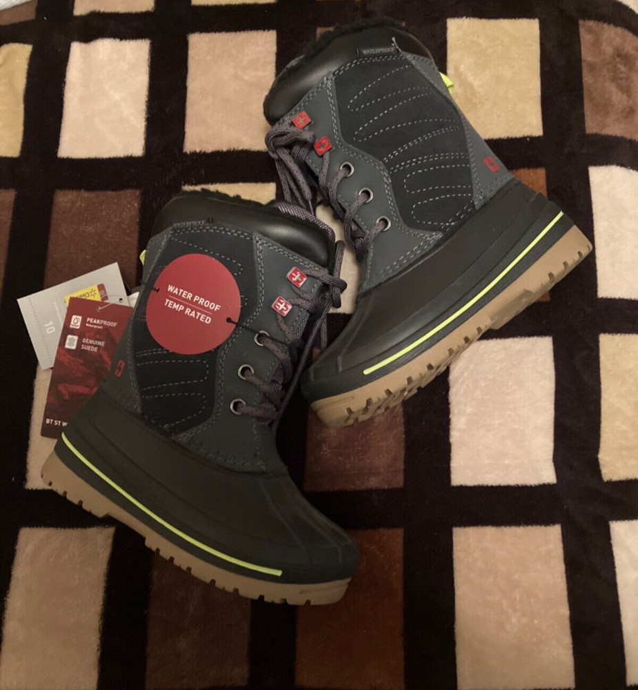 Swiss Tech Thinsulate Snow Boots – Toddler Sz 10 Unisex Waterproof