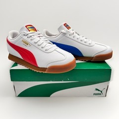 Puma Roma RWB JR Sneakers Youth US 4.5 White Red Blue Gum Sole New