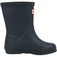 Hunter Boots Navy Rubber Mid Calf Waterproof Rain Boots Boy’s Size 10 /Girl’s 11