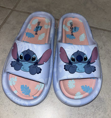 Disney Lilo & Stitch Stitch Slide Sandals Purple/Pink/Blue Kids US 7