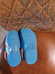 Crocs Fun Lab Super Mario Yoshi Lined Slip On Faux Fur Lined Clogs Shoes C11