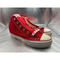Vintage 80s Converse All Star Hi Top Sneakers Diplodocus Dinosaur Print Sz 2.5