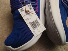 NWT adidas Lite Racer Adapt 7.0 Sneakers Blue Purple Mesh Slip On Size 7 EUR 40?