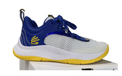 Under Armour STEPH CURRY GS 3Z6 Basketball Shoes Youth Size 3.5Y Blue Yellow