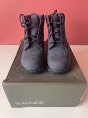 Timberland Classic 6 In Waterproof Boot Navy Nubuck (Toddlers Size 10)