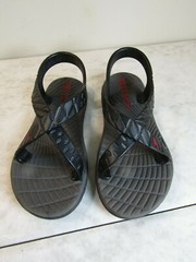Speedo Kids‘ Exsqueese Me Flow Cross Strap Rubber Slip On Sandal Size 12