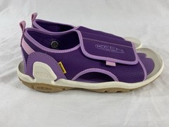 KEEN KNOTCH RIVER sz: 4 (UK 3) Purple Easy On/Off Sandals Little Kids Boys Girls