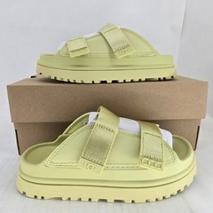UGG GoldenGlow Slide Sandals Lime Green Platform Big Kids Size 2 NWT 1166513K