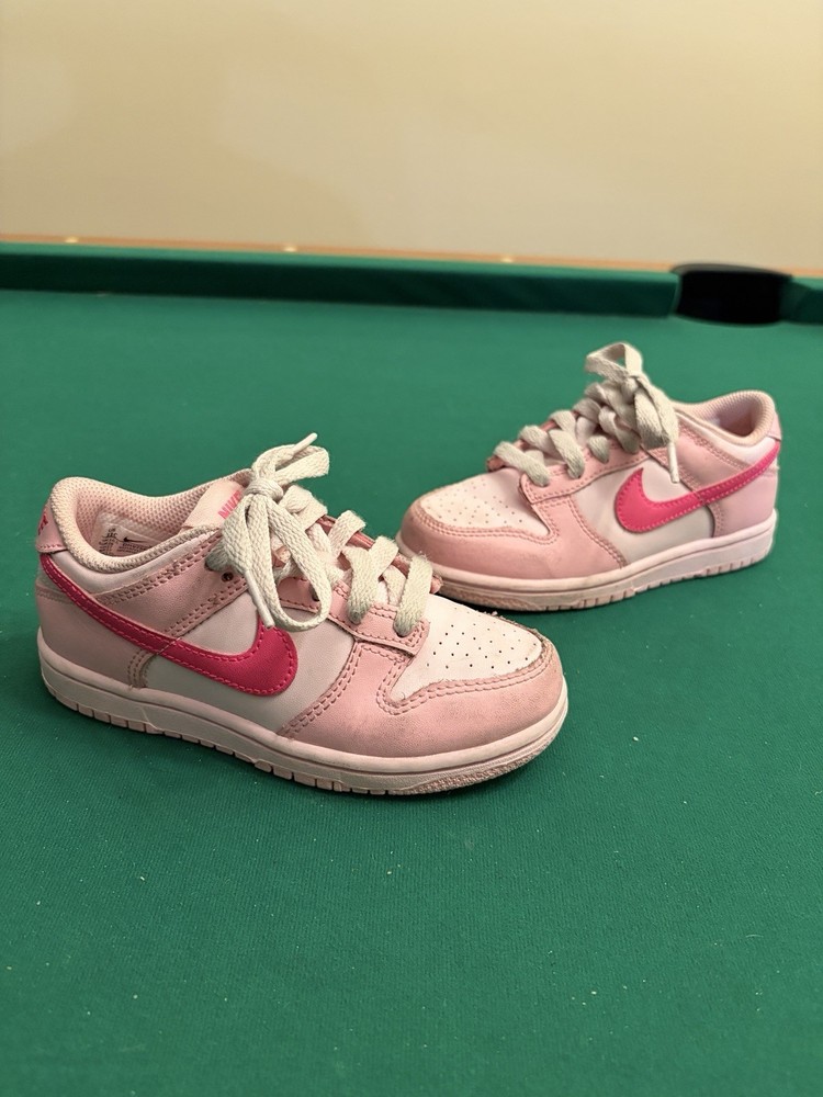 Nike Dunk Low Triple Pink PS Size 11C Casual Comfort Sneakers Shoes DH9756-600