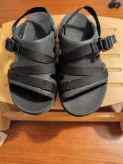 Chaco Chillos Sport Size 5 Kids Junior Adjustable Sandals Black rubber