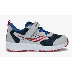 Saucony Share Ride Jr Sneaker Navy/Gray/Red SZ 5