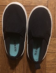 Old Navy 1994 Kids Size 6 Canvas Slip on Shoes Blue With White ✨Free Shipping✨