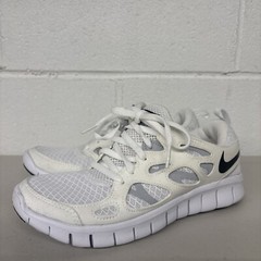 Nike Grade School Free Run 2 White Black Wolf Grey GS 4.5/W6 DD0163-100