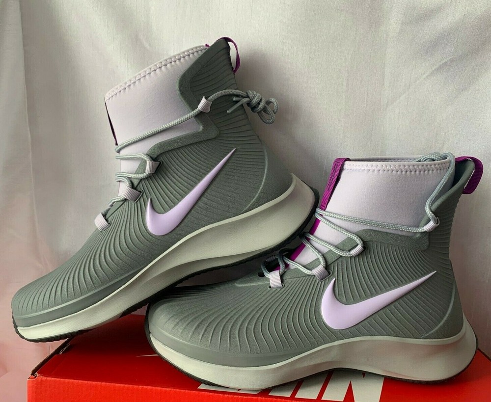 Nike Binzie Boot (GS) US Shoe Size 5Y – 7Y (BQ5380 003) Grey/Violet „BOX NO LID“