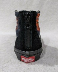 Vans Boy’s SK8 Dragon Flame Black/Multicolor Hi Zip Sneakers – Size 12.5 NWOB