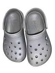 Crocs Bayaband Clogs Gray & Blue Juniors Size J2
