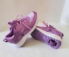 Heely Force Skate Size Yth 2 Shoe Tennis Metallic Purple – Excellent Condition
