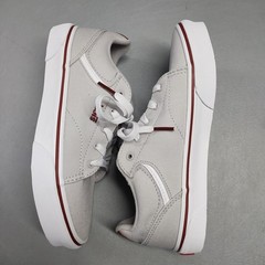 Vans Seldan Platform Sneakers Youth 4 Gray White Athletic Comfort Lace Up 721356