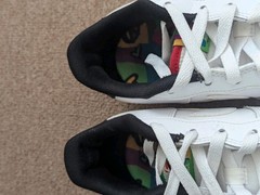 Nike Air Force Peace Love Swoosh White Size 7Y EUR 40