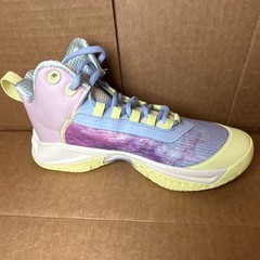 Moolah Press Break V2-YEL Unisex Kids 4.5 Purple/Blue/Yellow Mid Top