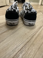 Vans Old Skool Checkered Black/white Low Skate Women Size 5.5