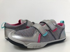 New Plae Ty Sneakers Hematite 102340 009 Youth 1 1.5 2 2.5 3 3.5 4.5 Silver Grey