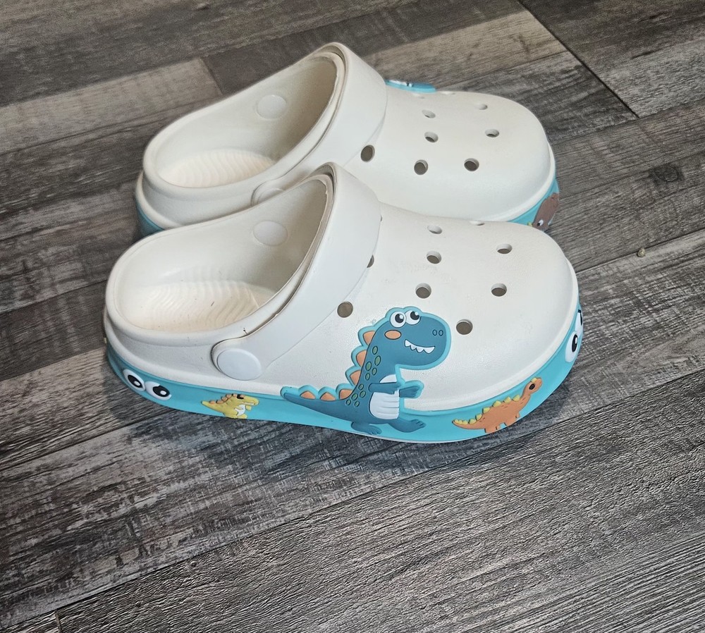 ❤️Kids Dinosaurs Clogs Shoes Unisex Size 2🩵
