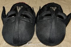 Disney Star Wars Kids Darth Vader Slippers Size L9-10 NWT Black