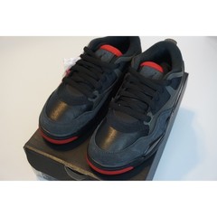 Air Jordan 4 RM GS Black Varsity Red Anthracite FQ7938-060 Kids Size 6Y