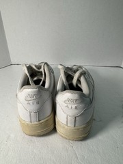 Nike Air Force 1 Low Sneaker Youth Size 7Y White Leather 314192-117