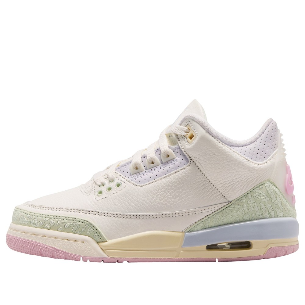Nike Air Jordan 3 Retro GS Spring Is In The Air Sail IF4758-100 / 7Y = 8.5 Women