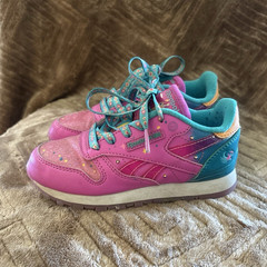Reebok My Little Pony Low Top Sneakers Pink/Blue/Orange Lace Up Kids US 11